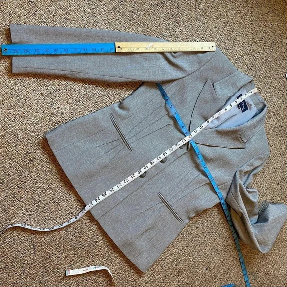 Evan-Picone Suit Women 3 Buttons Blazer Jacket Career Wear Size 10 - Picture 3 of 5